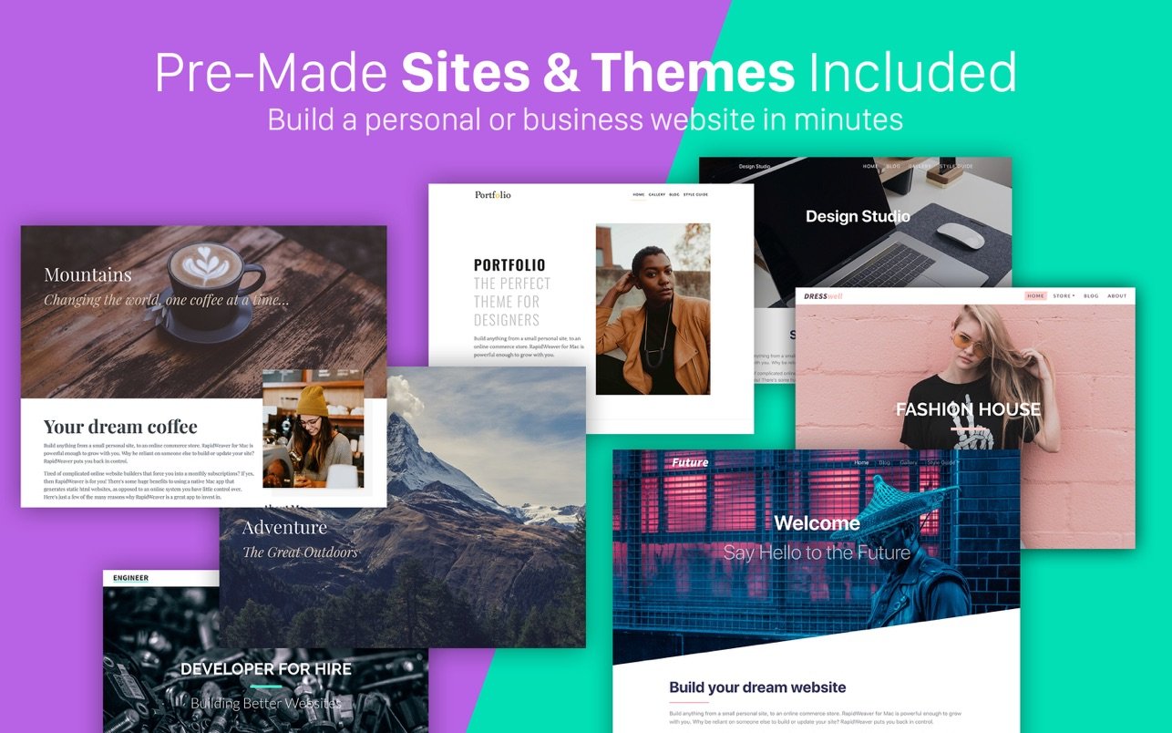 RapidWeaver 9 screenshot 1